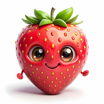 Cute Funny Strawberry