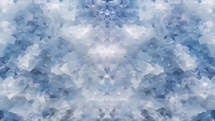 Wall Mural - a symmetrical pattern of salt crystals perfectly aligned and glistening in the sun making for a mesm