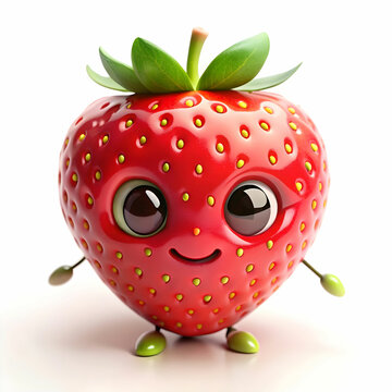 Cute Funny Strawberry