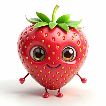 Cute Funny Strawberry