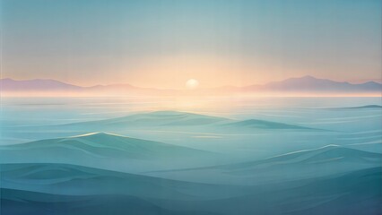 Wall Mural - a sea picture with very gentle waves