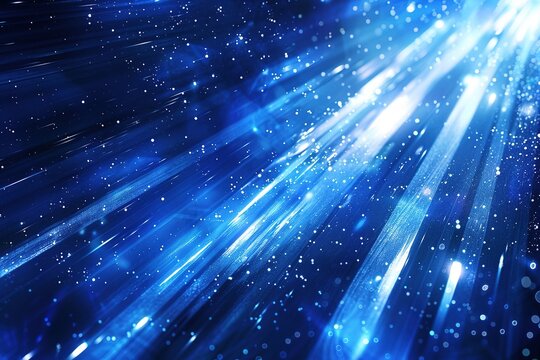 The trajectory of blue light