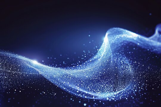 The trajectory of blue light