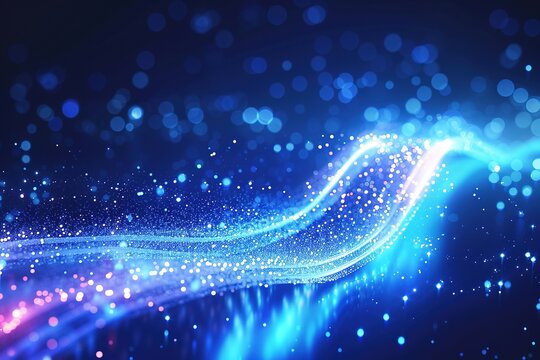 The trajectory of blue light