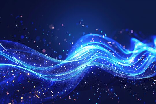The trajectory of blue light