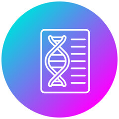 Canvas Print - Genetic Data vector icon. Can be used for Compliance And Regulation iconset.