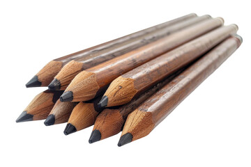 Wall Mural - Set of Architectural Sketching Pencils on transparent background