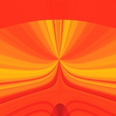 Wall Mural - creative dramatic image in bright red orange and yellow converging beam rays with a black background