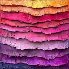 Poster - Abstract pride art featuring layered textures, bright tones, and a modern aesthetic