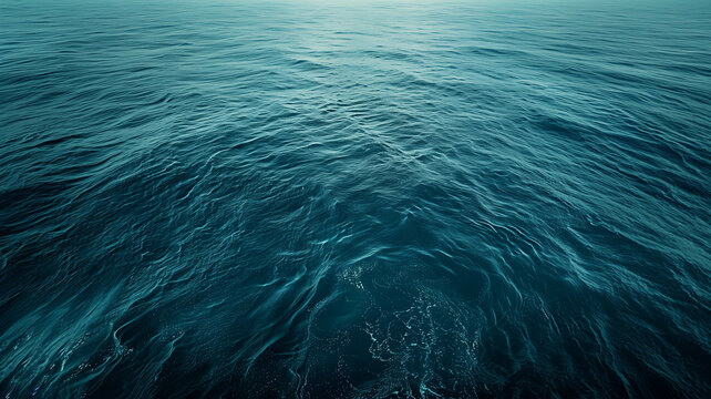 A breathtaking aerial view capturing the vastness of the ocean. Ai generated
