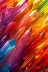 Poster - Vibrant backdrop with bold lines, abstract flair, and lively energy sets the scene for colorful pride