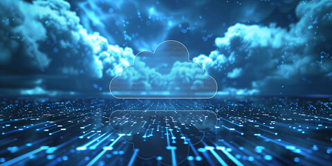 cloud computing offers scalable infrastructure for global data storage and exchange. concept cloud c
