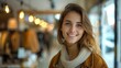 © visoot - A woman personal shopper smiling. Generative AI.