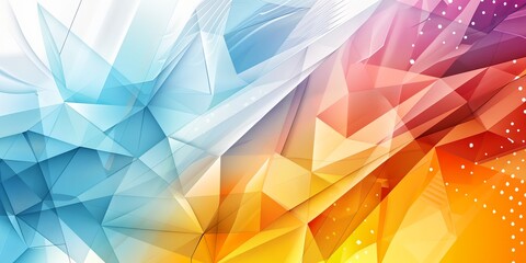 Poster - colorful abstract background with a variety of shapes and colors