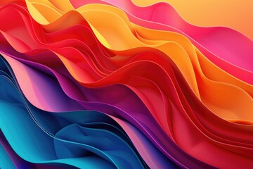 Poster - Close up of a variety of colored paper, suitable for various projects