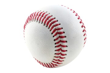 Poster - Detailed close up of a baseball, suitable for sports or leisure concepts