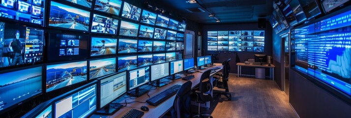 CCTV surveillance hub: monitoring for safety and security