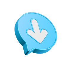 Poster - Trendy and modern icon in 3d style for web design