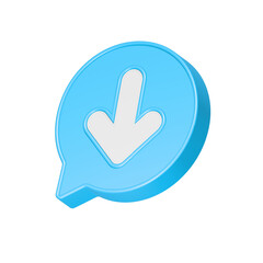 Poster - Trendy and modern icon in 3d style for web design