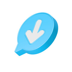 Poster - Trendy and modern icon in 3d style for web design