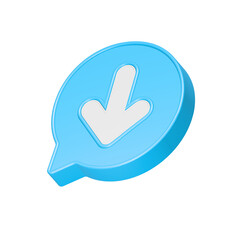 Poster - Trendy and modern icon in 3d style for web design