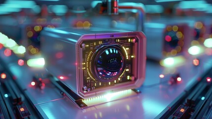 Poster - Fully-Integrated Radar Transceiver Chip. Generative AI.