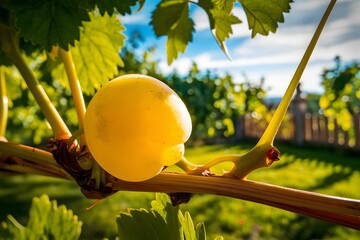 ripe grape in the garden