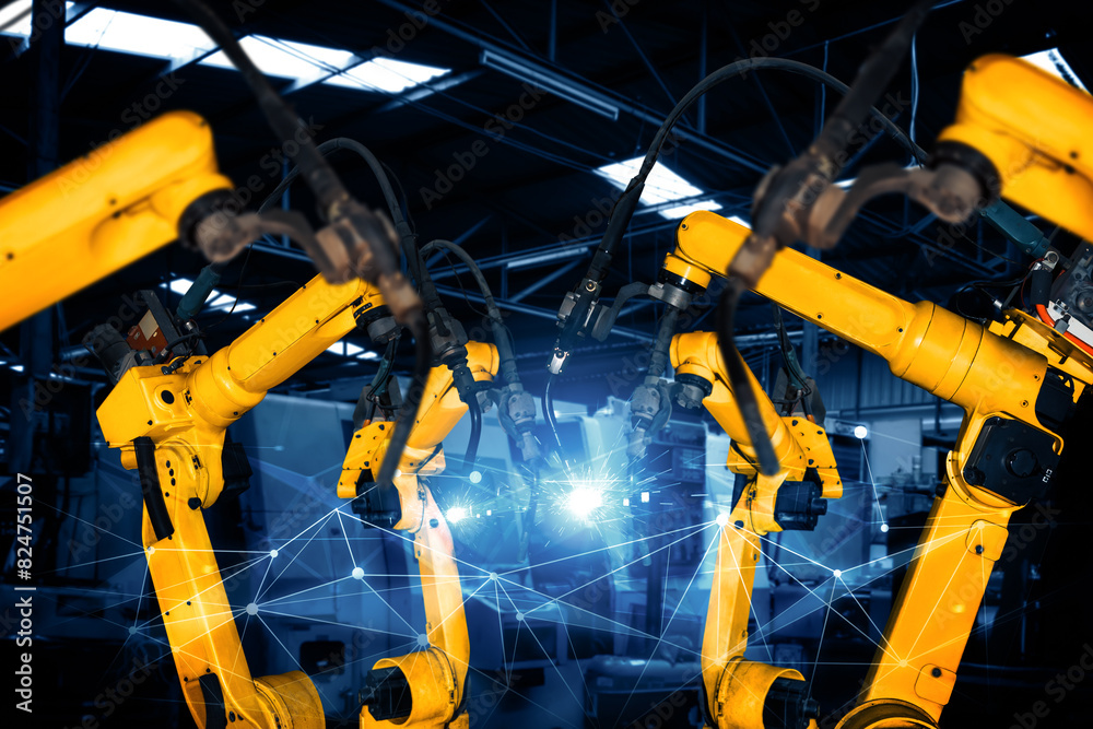 MLB Smart industry robot arms for digital factory production technology ...