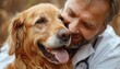 © Creative_Bringer - A Doctor with Golden Retriever dog for pet health checkup