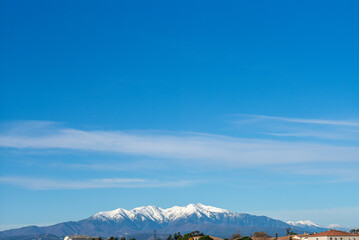 Wall Mural - mountains and clouds