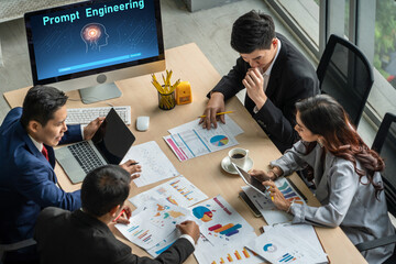 Poster - generative ai virtual assistant tools for prompt engineer and user for ease of engage artificial int