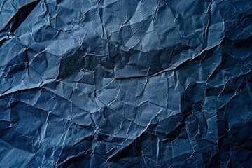 Wall Mural - Dark blue paper texture background surface - generative ai