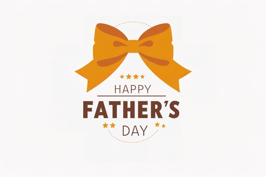 A Father's Day card featuring a mustache and hat, perfect for celebrating dad's special day.
