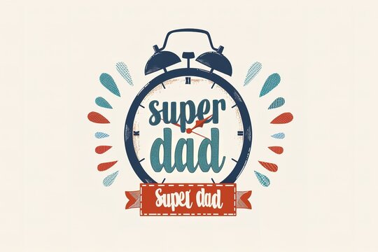A Father's Day card featuring a mustache and hat, perfect for celebrating dad's special day.