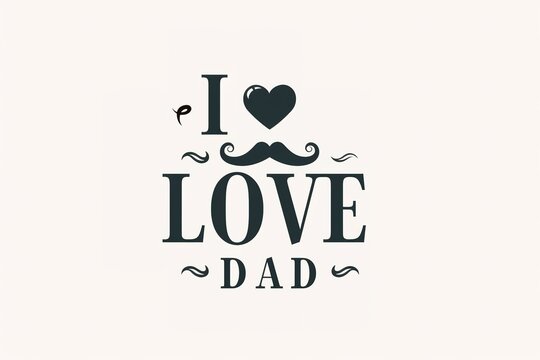 A Father's Day card featuring a mustache and hat, perfect for celebrating dad's special day.