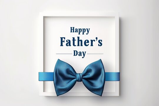 A Father's Day card featuring a mustache and hat, perfect for celebrating dad's special day.