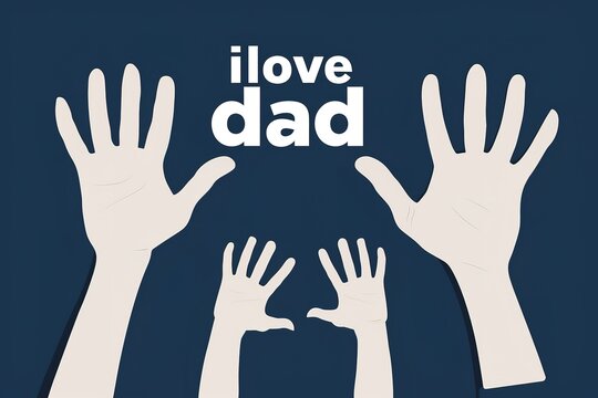 A Father's Day card featuring a mustache and hat, perfect for celebrating dad's special day.