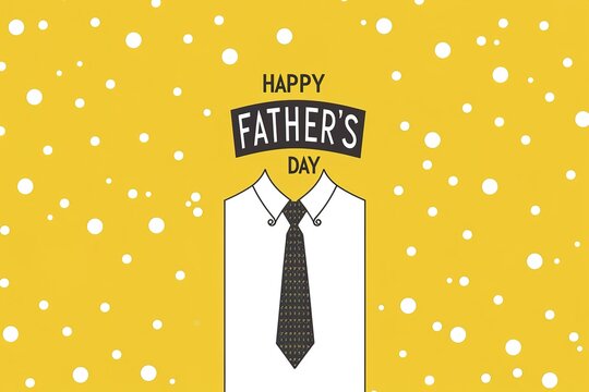 A Father's Day card featuring a mustache and hat, perfect for celebrating dad's special day.