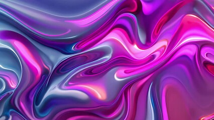 Poster - A plethora of vibrant colors intertwine in an abstract pattern resembling a painting, creating a visually striking and dynamic composition.