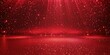 © Marina Demidiuk - Red sparkle glitter blurred background. Glittering sequins wall. Blank empty textured effect. Creative bright vibrant red color backdrop. Shiny lights wallpaper for ads, gifts wrap, web design. Banner