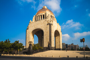 Wall Mural - Monument to the Revolution, republic plaza, located in Mexico City, Mexico