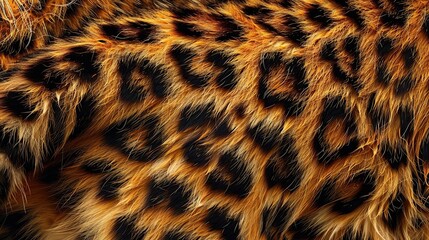Wall Mural - exotic leopard fur texture seamless pattern abstract animal print background