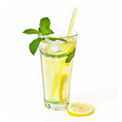 Canvas Print - Lemonade in a glass
