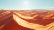© ChubbyCat - Travelers navigate shifting desert dunes under the scorching sun.