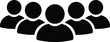 © Faisal - People flat icons set. Team of workers. User profile symbol. Group of people. Group of users collection. Persons symbol. Mans or male. Crowd of humans. partnership businessman network member