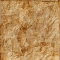 Canvas Print - Texture of old, crumpled paper
