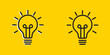 © Tidus - light bulb vector icon art