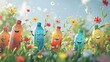 © SopranoPorchz - Cheerful Plastic Bottle Characters Promoting Eco Friendly Recycling for Children