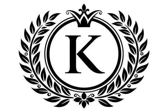 Leaf Letter K logo icon vector template design