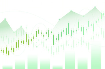 finance concept, business graph,business candle stick graph chart [illustration]